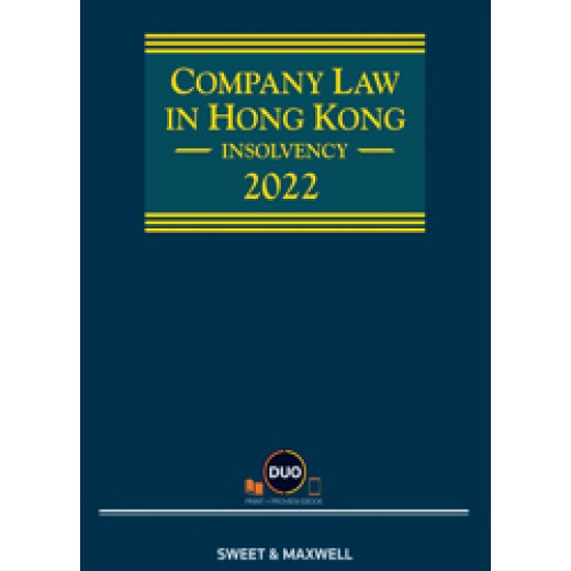 Company Law in Hong Kong – Insolvency 2022 + Proview 